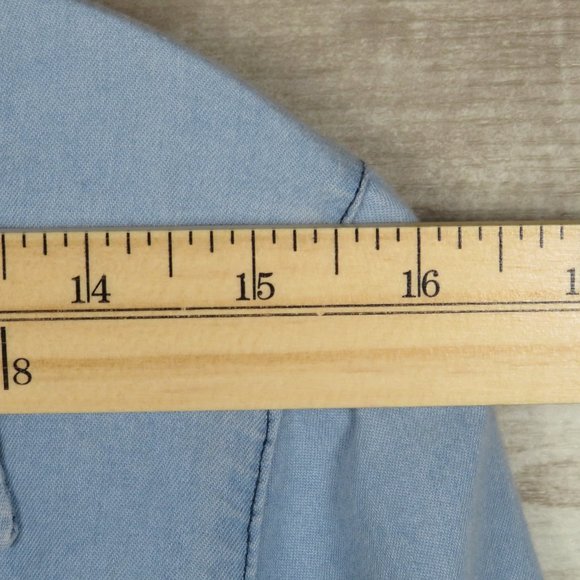 Cavalini* Women's 3/4 Flared Sleeves Button Down Shirt Size~ PM - Picture 11 of 13